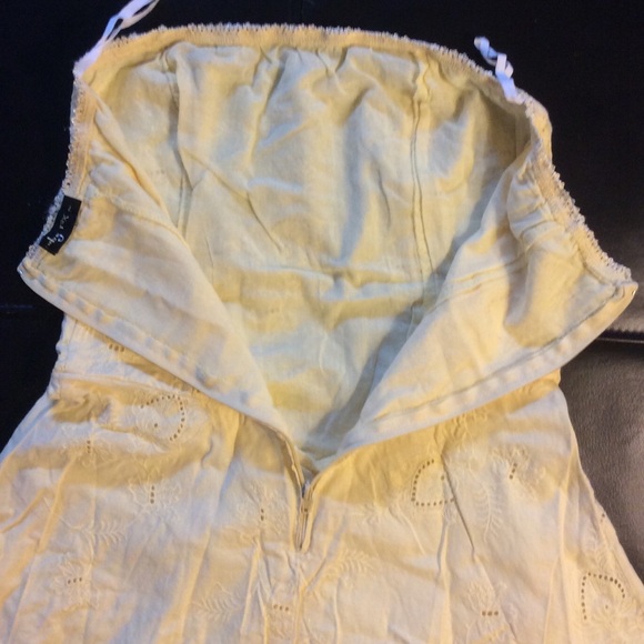 SOLD Roxy Strapless Dress - Picture 6 of 9